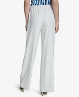 Halston Women's Elastic Back Pull-On Pants