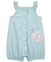 Carter's Baby Girls Cotton Snap-Up Romper