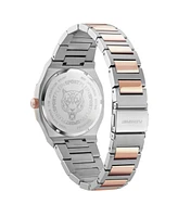 Plein Sport Women's Metronaut Three Hand Quartz Two-Tone Bracelet Watch