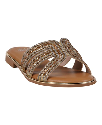 Gc Shoes Women's Clara Embellished Flat Sandals