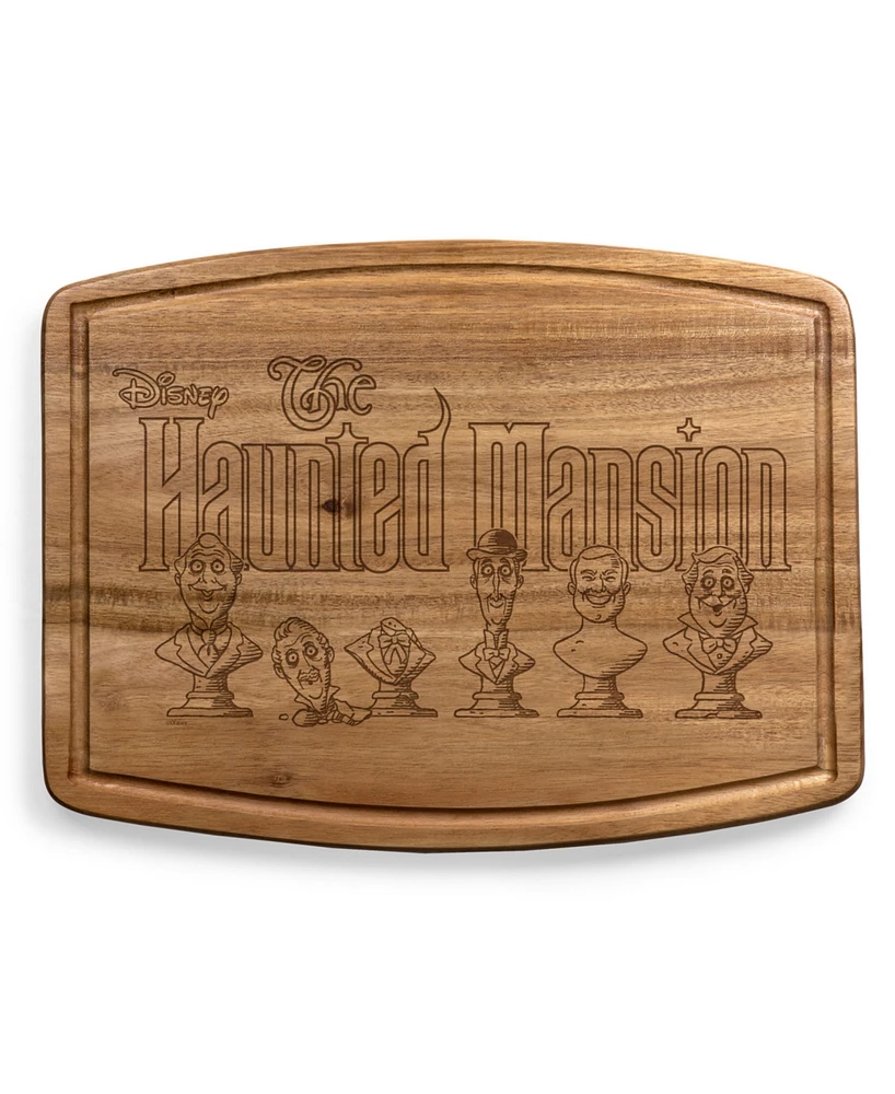 Toscana Haunted Mansion Busts Ovale Acacia Cutting Board