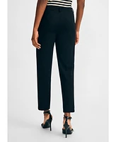Isaac Mizrahi Women's Slim Straight Pant