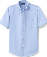 Lands' End Men's Short Sleeve Oxford Dress Shirt