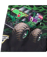 Monster Jam Boys Swim Trunks Bathing Suit