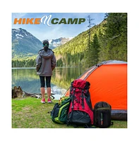 SereneLife Double Sleeping Bag with Two Pillows – Lightweight & Waterproof Sleeping Bag for Adults or Teens, Includes Carrying Bag