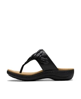 Clarks Collection Women's Laurieann Palm Flip-Flop Sandals