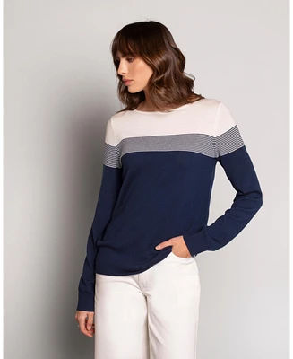Celtic & Co. Women's Merino Fine Knit Boat Neck Sweater