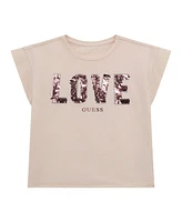 Guess Big Girls Midi Length 3D Graphic Short Sleeve T-shirt