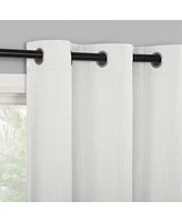 Aldwin Slub Texture Magnetic Closure 100% Blackout Grommet Curtain Panel