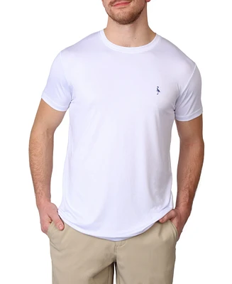 Tailorbyrd Men's Solid Melange Performance T-Shirt