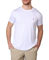 Tailorbyrd Men's Solid Melange Performance T-Shirt
