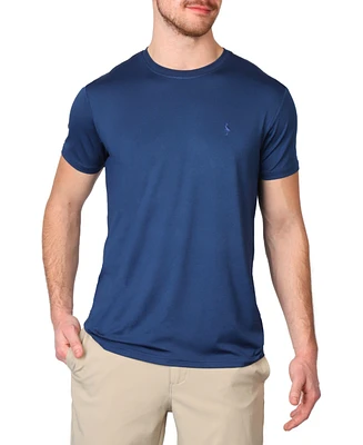 Tailorbyrd Men's Solid Melange Performance T-Shirt