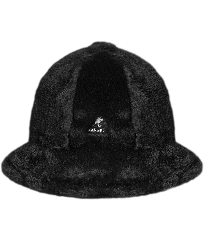 Kangol Men's Faux Fur Casual Bucket Hat