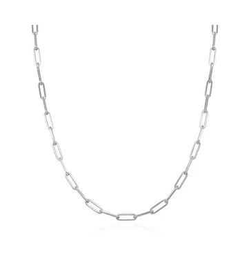The Lovery Large Paperclip Link Chain Necklace 14K Gold inches