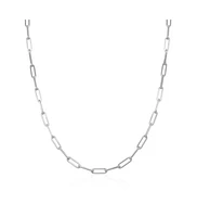 The Lovery Large Paperclip Link Chain Necklace 14K Gold inches