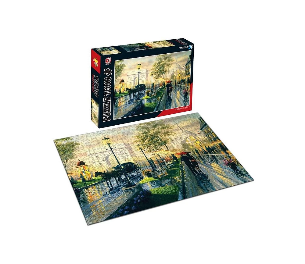 Cobblestone Street 1000 Piece Jigsaw Puzzle