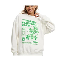 Cotton On Women's Classic Graphic Crew Sweatshirt