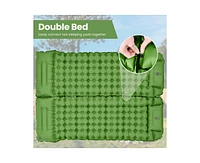Ropoda Extra Thick Inflatable Sleeping Pad with Pillow