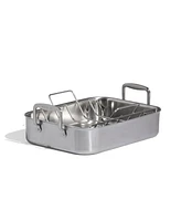 Made In Stainless Steel Clad 17" Roasting Pan