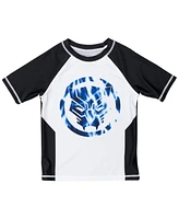 Avengers Little Boys Spider-Man Captain America Hulk Iron Man Pullover Rash Guard & Swim Trunks Outfit Set to
