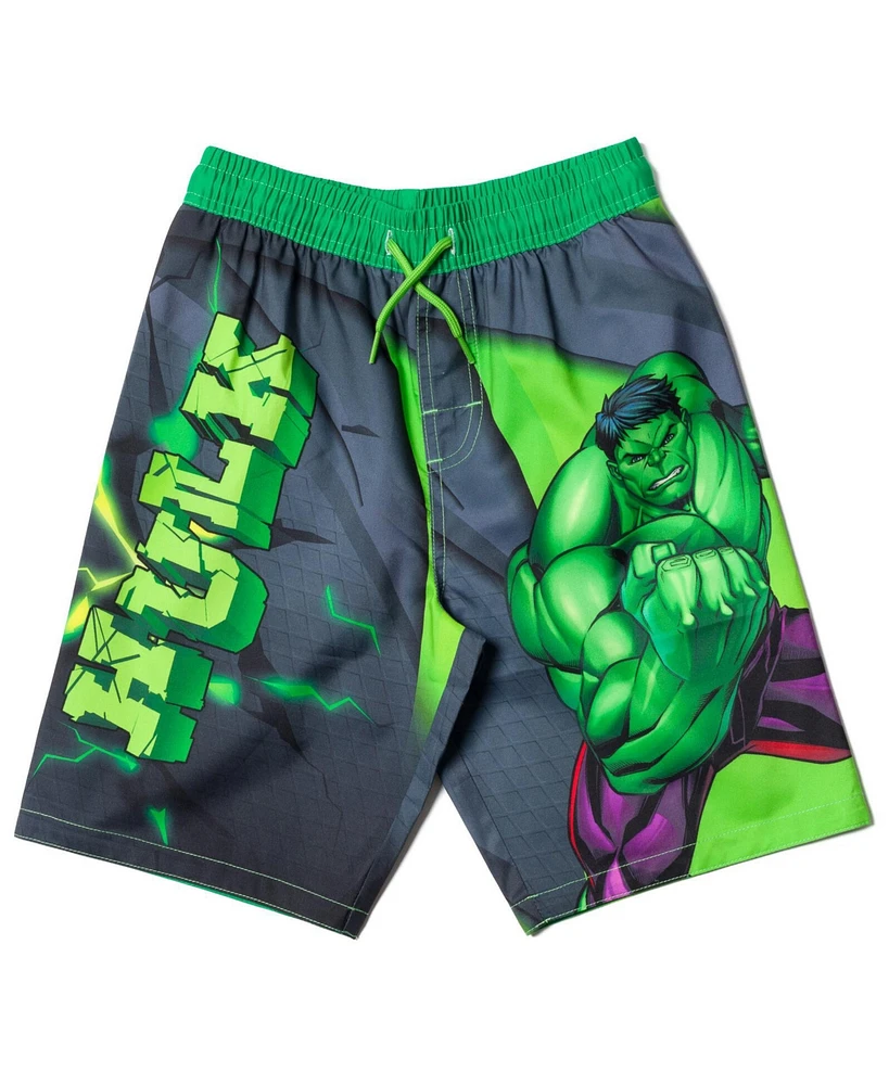 Avengers Toddler Boys Marvel Spider-Man Spidey and His Amazing Friends Upf 50+ Swim Trunks to