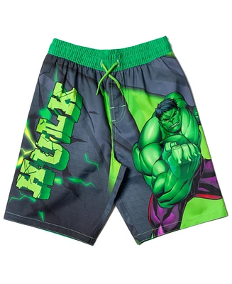 Avengers Toddler Boys Marvel Spider-Man Spidey and His Amazing Friends Upf 50+ Swim Trunks to