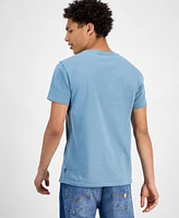 Guess Men's Cotton Embroidered-Logo Crewneck T-Shirt