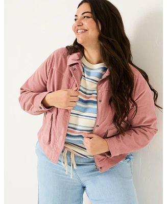 FatFace Plus Sienna Cord Jacket