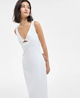 Hugo Women's Sleeveless Cutout Midi Bodycon Dress