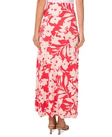 Vince Camuto Women's Floral-Print Pull-On Maxi Skirt