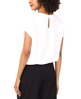 Vince Camuto Women's Short-Sleeve Tie-Hem Top