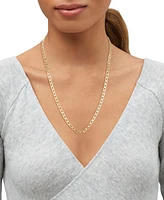 Italian Gold Polished Mariner Link 20" Chain Necklace (5.5MM) in 14k Gold