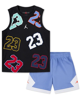 Jordan Toddler Boys 2-Piece 23 Mashup Tank and Shorts Set