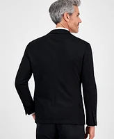 Tom Baine Men's Slim-Fit Waffle Stretch Sport Coat