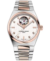 Frederique Constant Women's Swiss Automatic Highlife Diamond (1/20 ct. t.w.) Two-Tone Stainless Steel Bracelet Watch 34mm