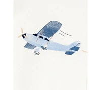 Carter's Baby Boys Airplane Top, Hat, Pants & Socks, 4 Piece Set