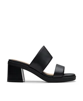 Clarks Collection Women's Jaylan Dusk Block Heel Sandals