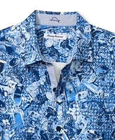 Tommy Bahama Men's Island Mixer Short Sleeve Button-Front Product Print Shirt