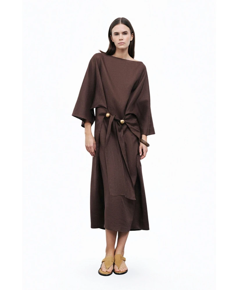 Nocturne Women's Accessory Detailed Midi Dress