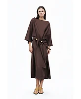 Nocturne Women's Accessory Detailed Midi Dress