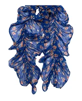 Lauren Ralph Lauren Resort Floral Ruffle Scarf