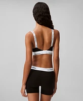 Calvin Klein Women's Modern Cotton Lightly Lined Bralette QF7059