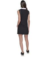Karl Lagerfeld Paris Women's Sleeveless Polo Shirt