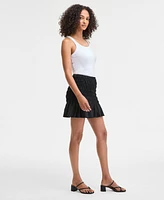 Bar Iii Women's Smocked Ruffled Mini Skirt, Exclusively at Macy's
