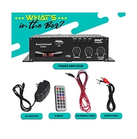 Pyle Compact Bluetooth Power Amplifier with Usb & Sd Readers - PFA220BT
