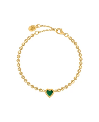 Blessings of Love Malachite Heart Bracelet