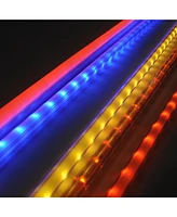 DELight 20Pcs 39" Pvc Channel Mounting Holder for 11/16" Led Neon Strip Light