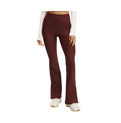 Cotton On Women's Active Fleece Lined Split Leg Flare