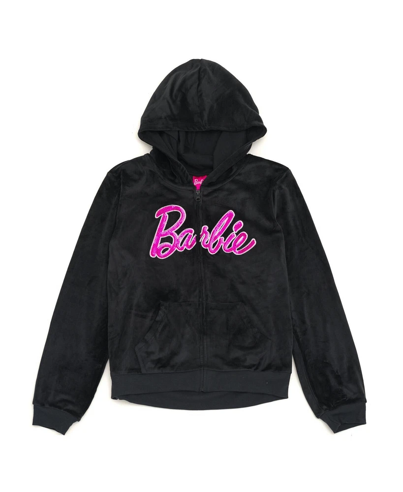 Barbie Girls Velour Matching Family Zip Up Hoodie