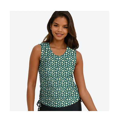 Calypsa Women's Closed Back Maya Swim Top